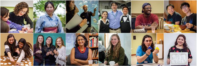 Japanese program students and faculty